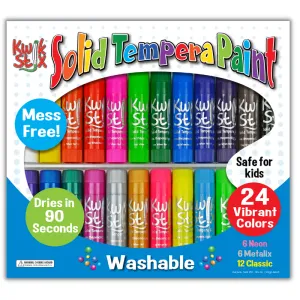 The Pencil Grip Kwik Stix Tempura Paint - Set of 24