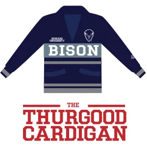 THURGOOD HU  Cardigan NAVY & GRAY