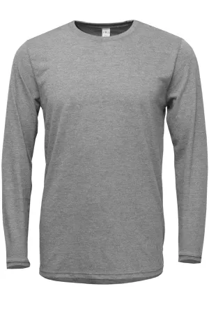 Tis The Season Baseball Navy and Red Adult Soft-Tek Blend Long Sleeve Tee