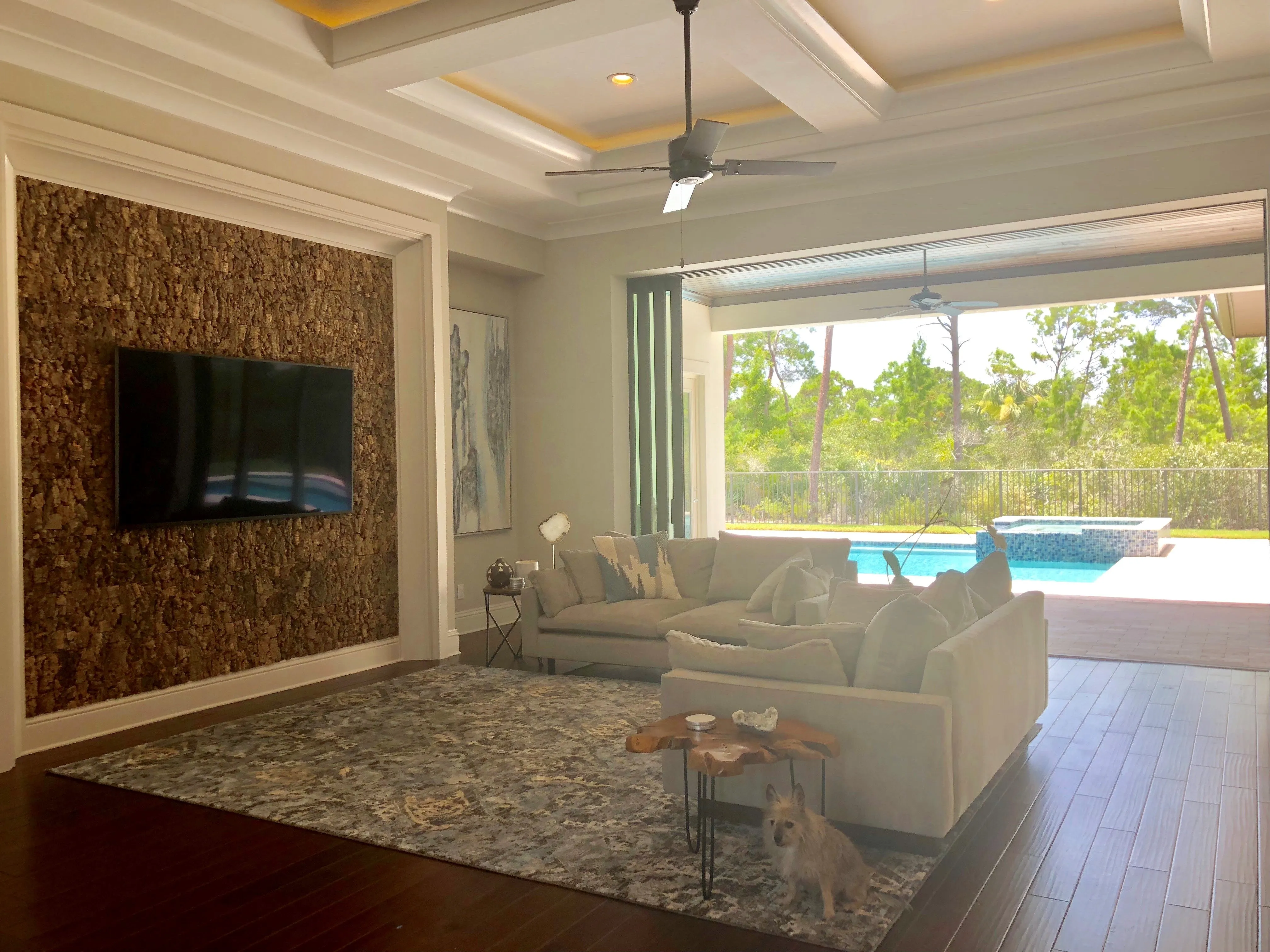Tree Bark Cork Wall Tile