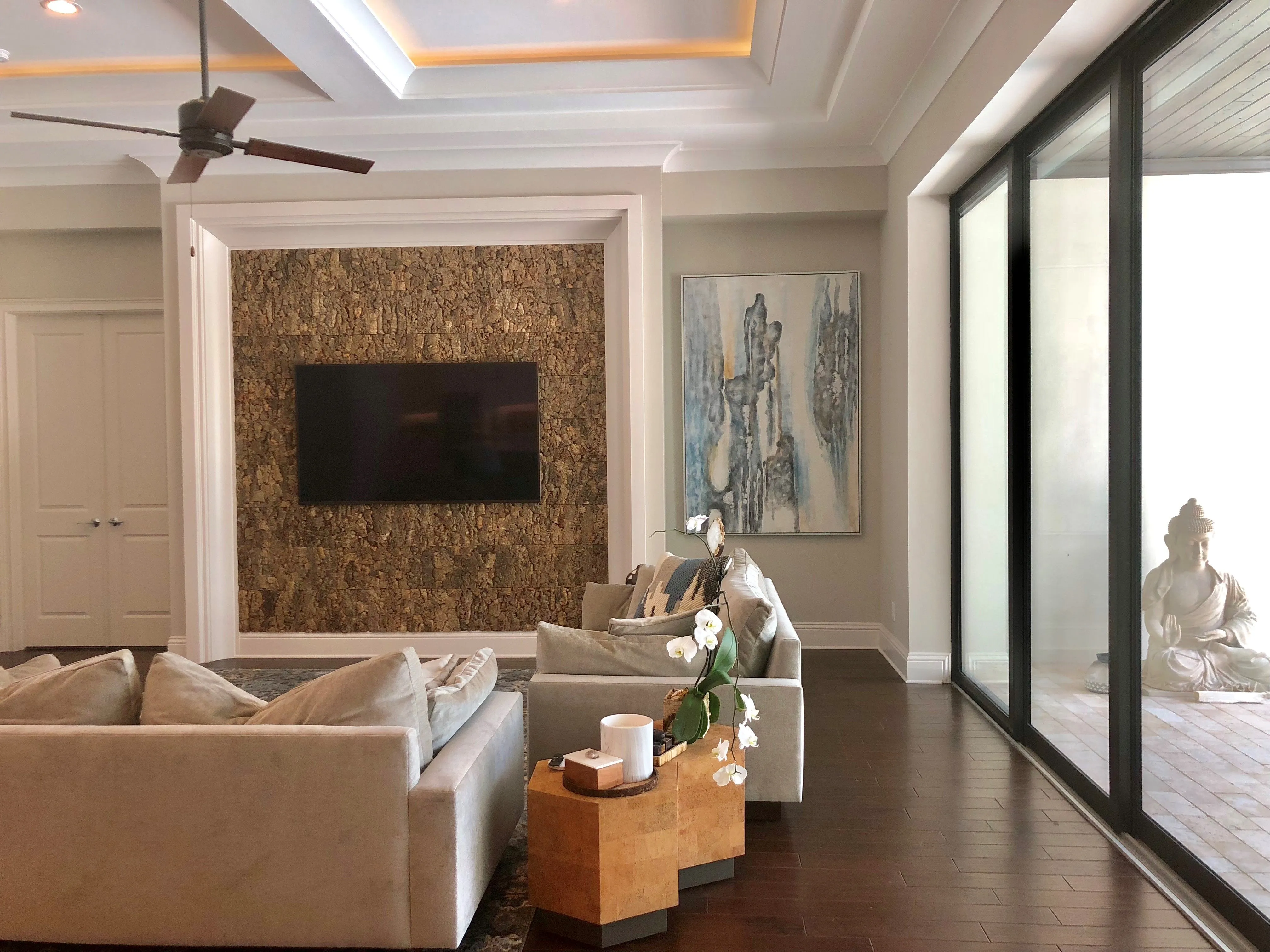 Tree Bark Cork Wall Tile