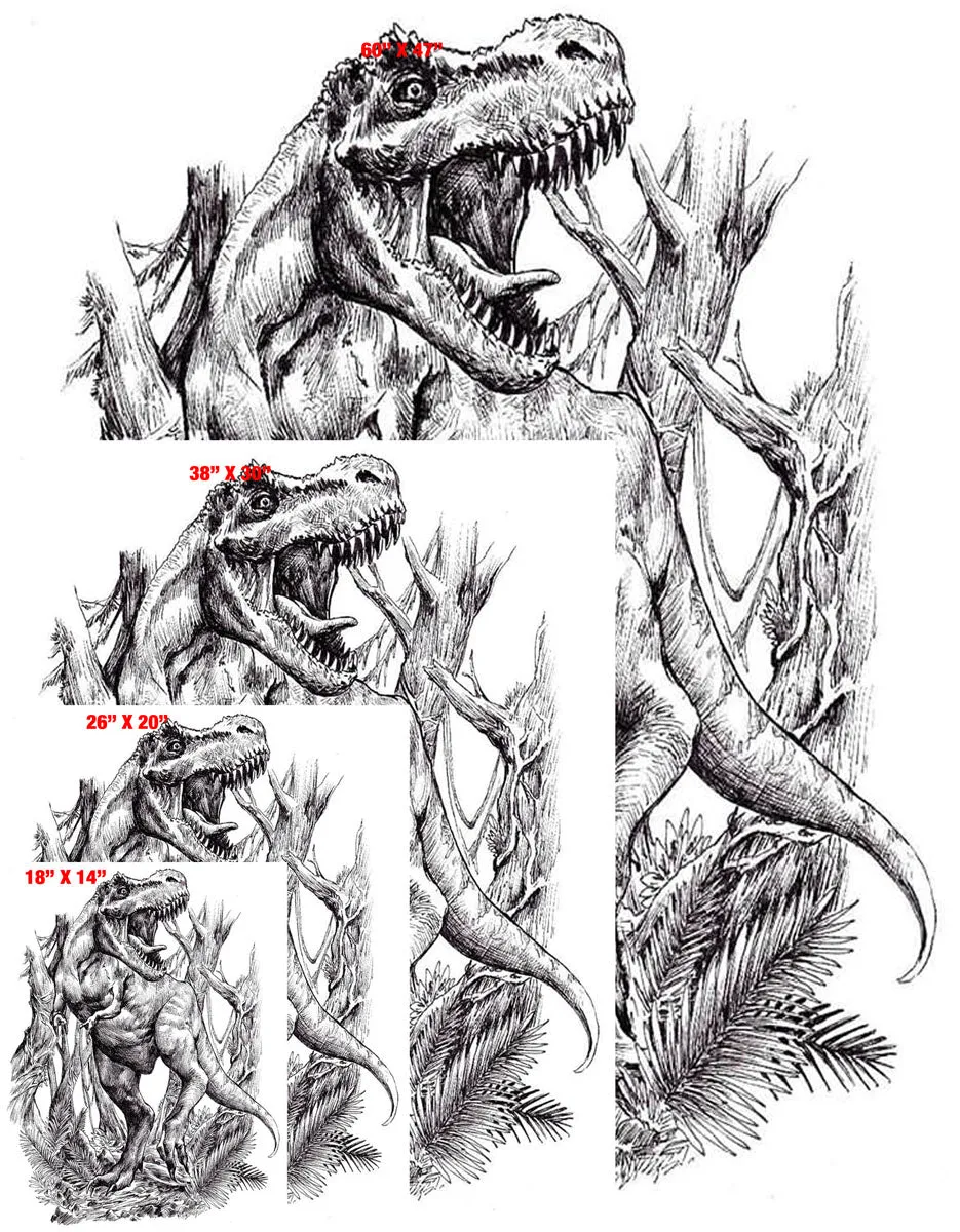 TRex Gallery Canvas Art Print