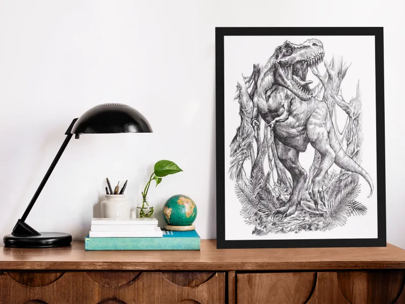 TRex Gallery Canvas Art Print