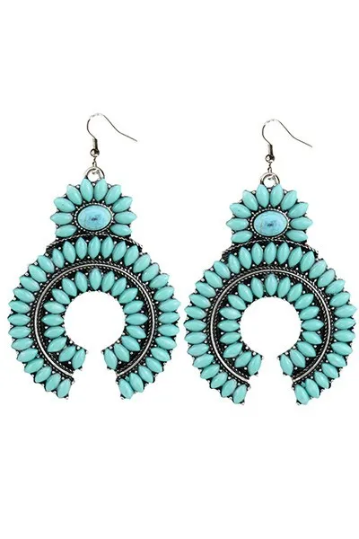 Turquoise Blossom Earrings