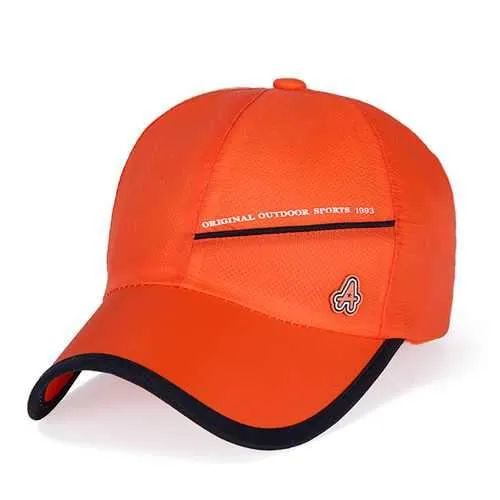 Unisex Polyester Baseball Cap Breathable Outdoor Sport Quick Dry Adjustable Buckle Hat