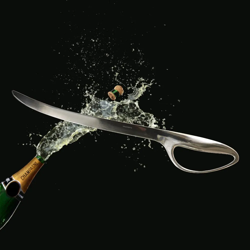 Vagnbys Champagne Sabre With Mirror Finish   FREE GIFT - Champagne Pourer