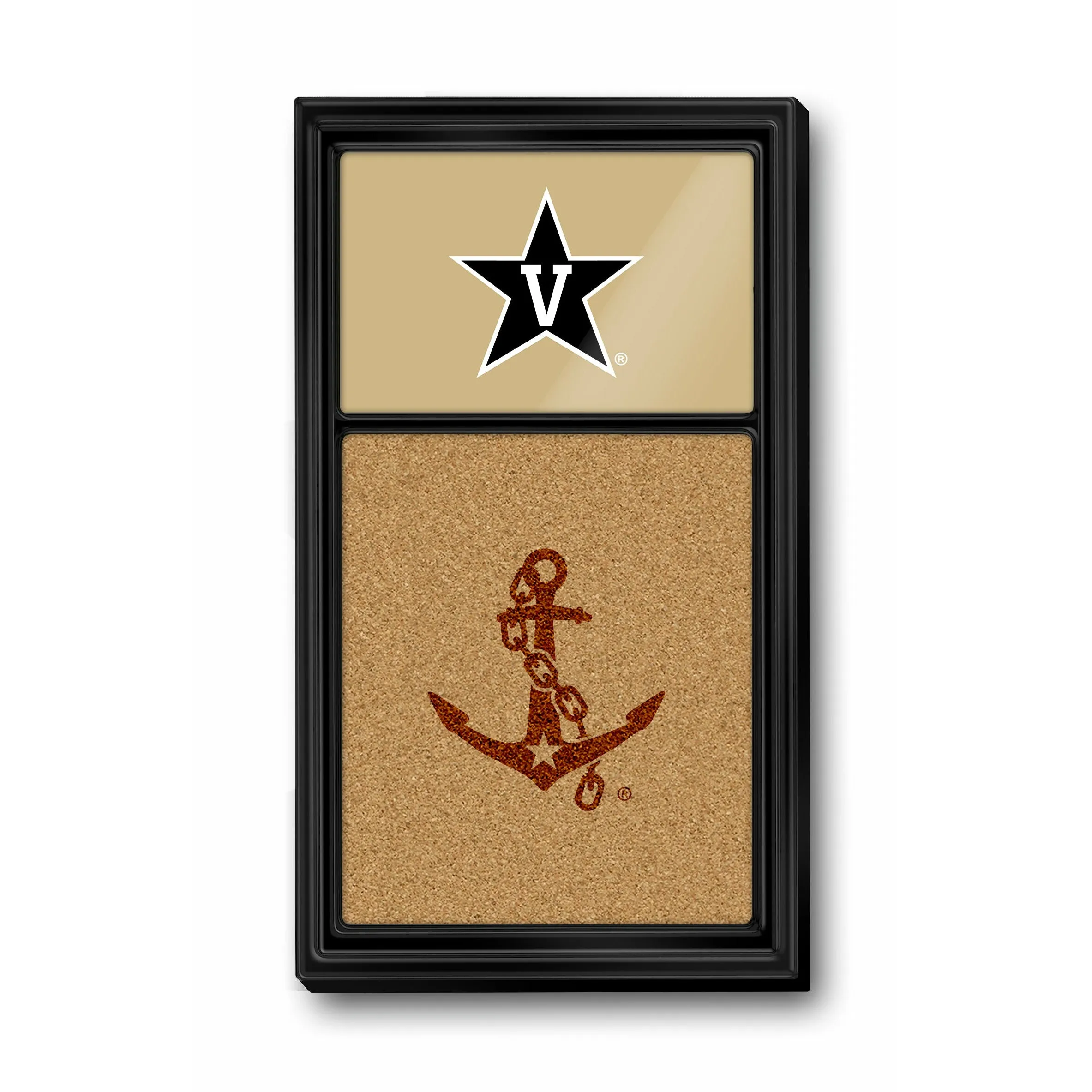 Vanderbilt Commodores: Dual Logo - Cork Note Board