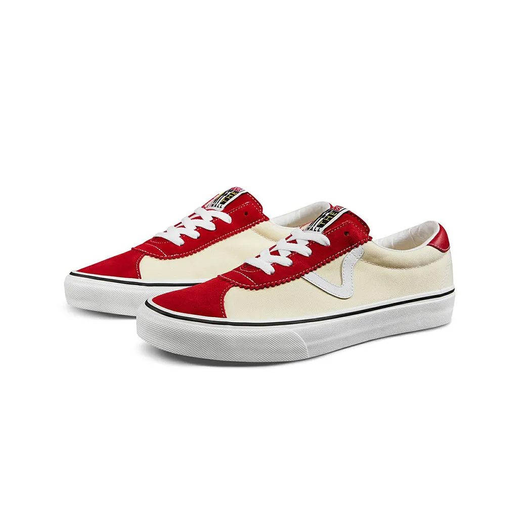 Vans UA Vans Sport Sneaker, Racing Red/Classic White
