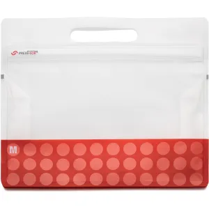VELCRO® Brand PressLok 12" Plastic Storage Bags