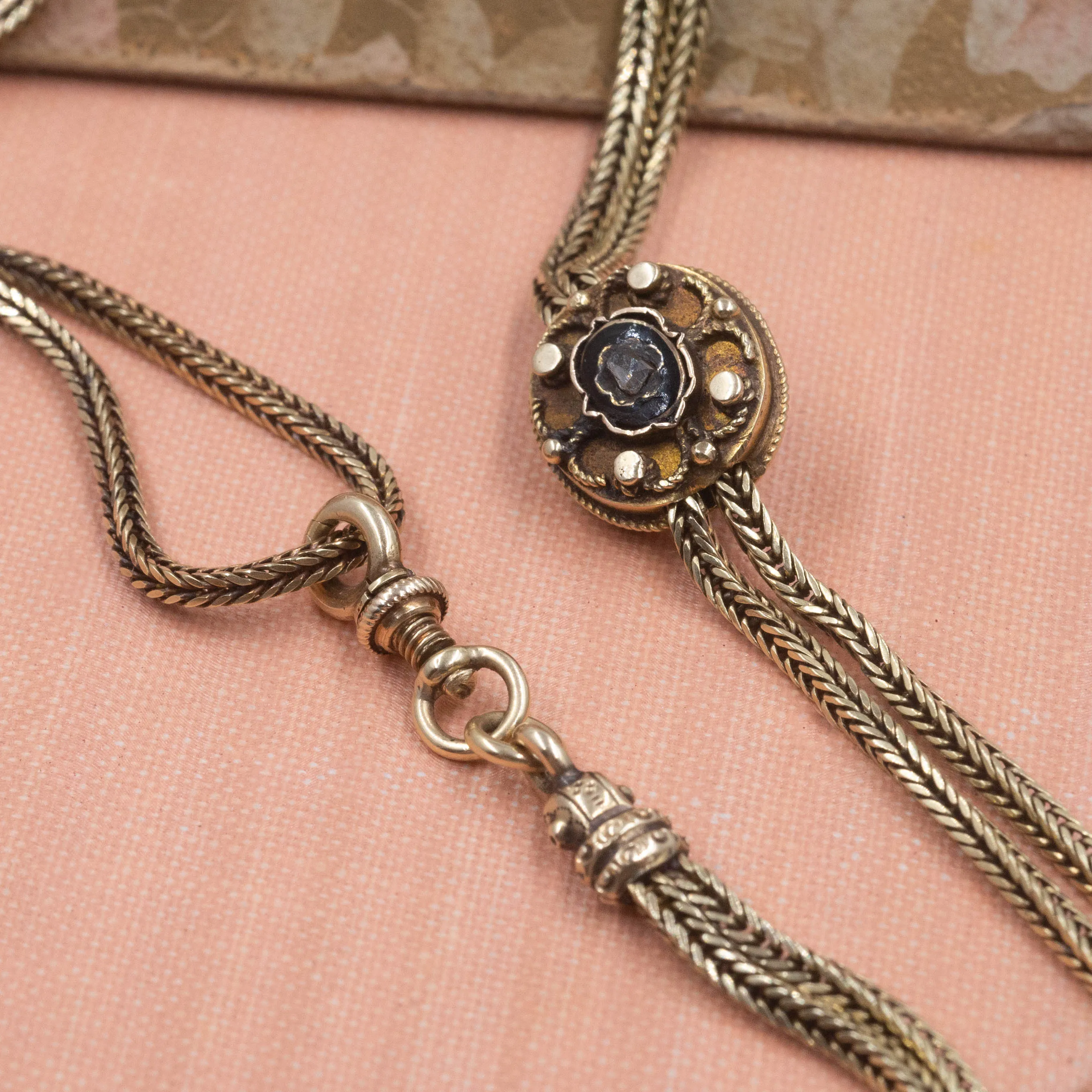 Victorian Foxtail Slide Chain c1860