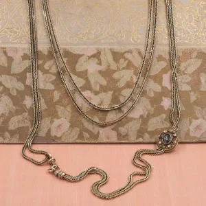 Victorian Foxtail Slide Chain c1860