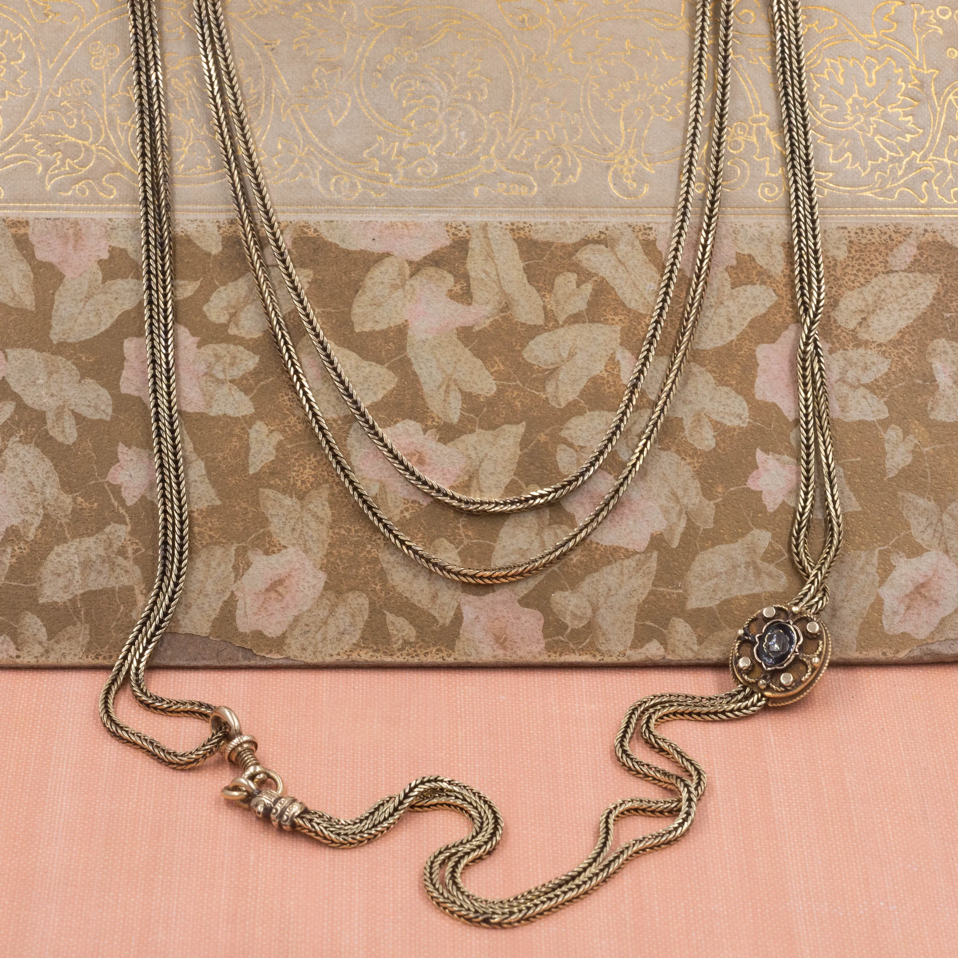 Victorian Foxtail Slide Chain c1860