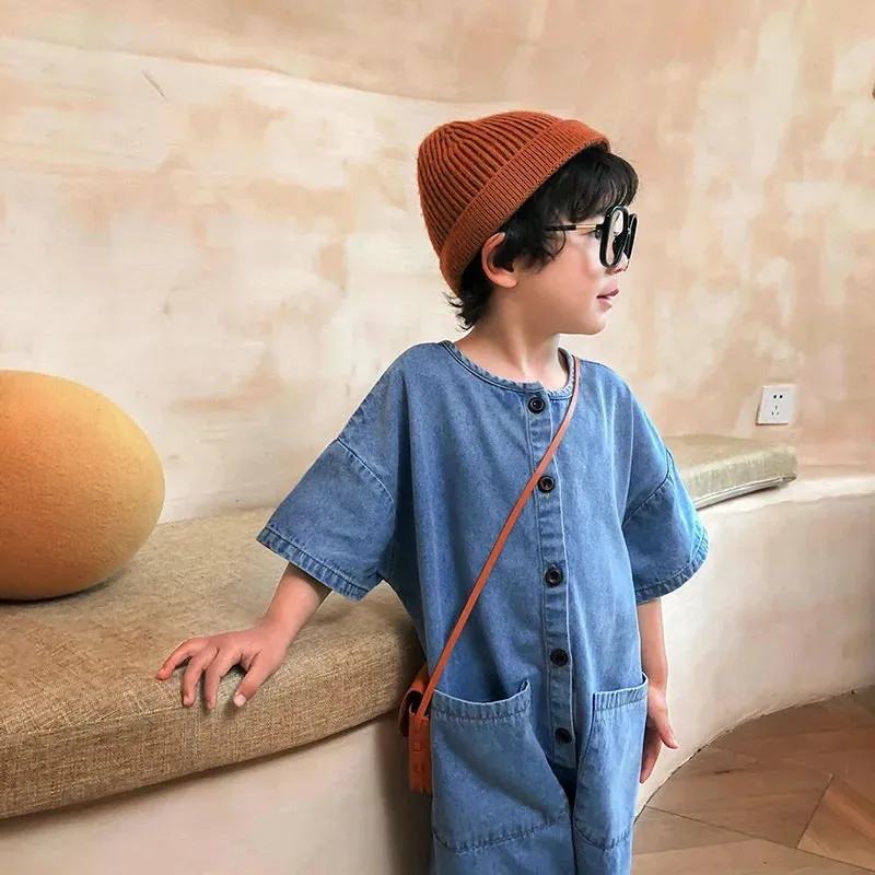 Vigo Denim Jumpsuit (Blue Denim)