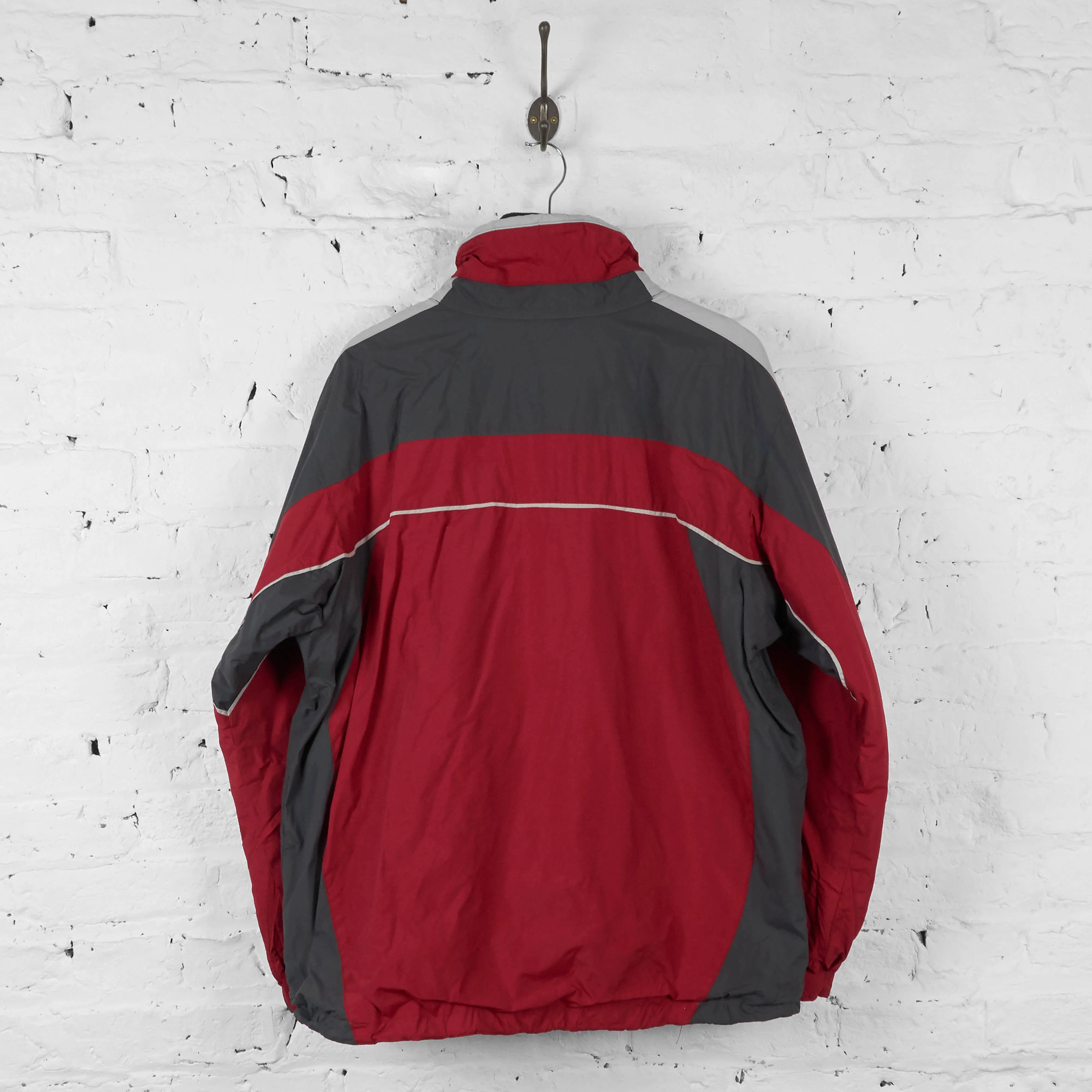 Vintage Columbia Outdoor Jacket - Red/Grey - L