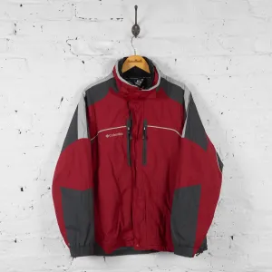 Vintage Columbia Outdoor Jacket - Red/Grey - L