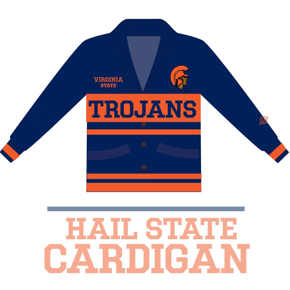 Virginia State | HAIL STATE Cardigan