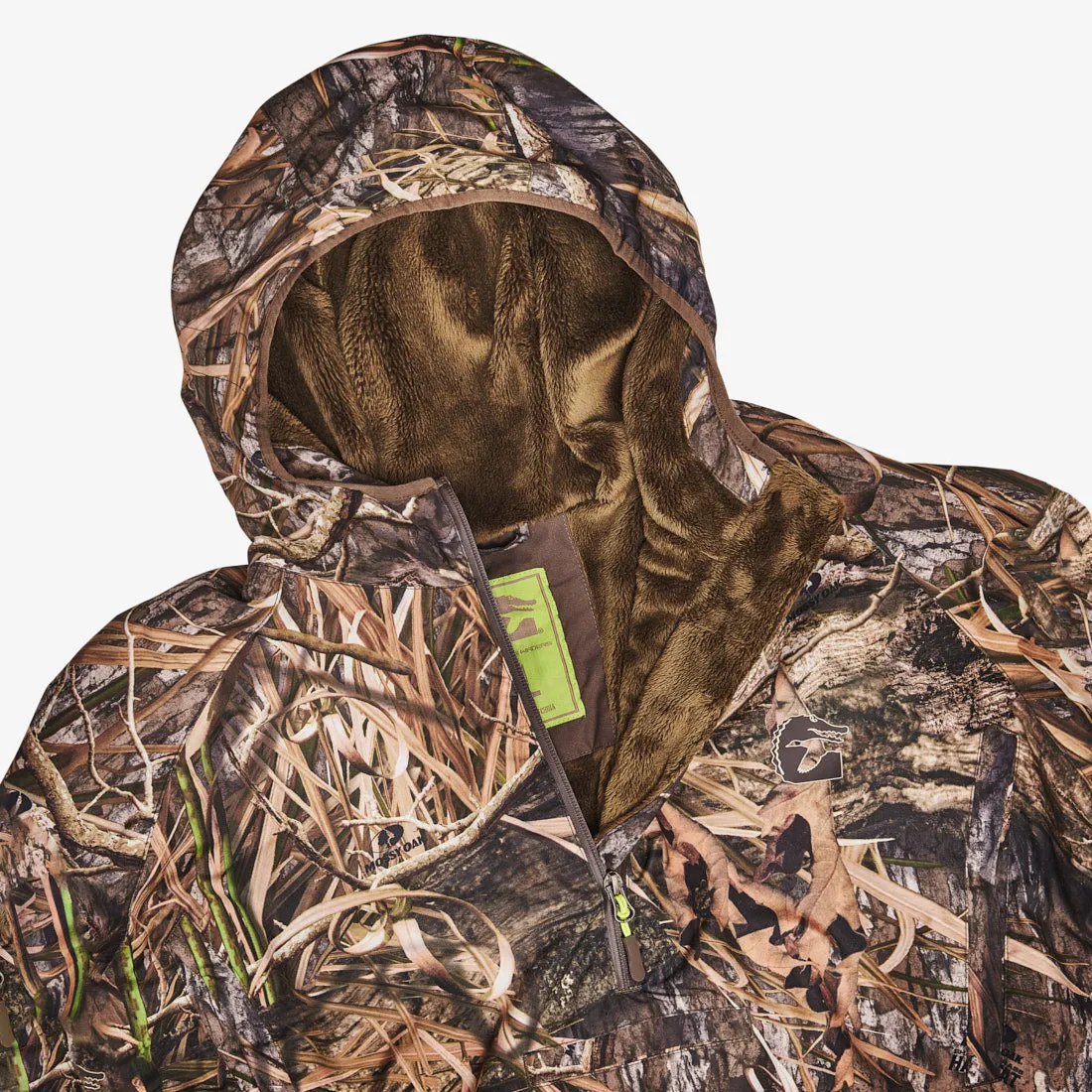 Waterproof 1/2 Zip Bog Hoodie | Mens - Mossy Oak Habitat by Gator Waders