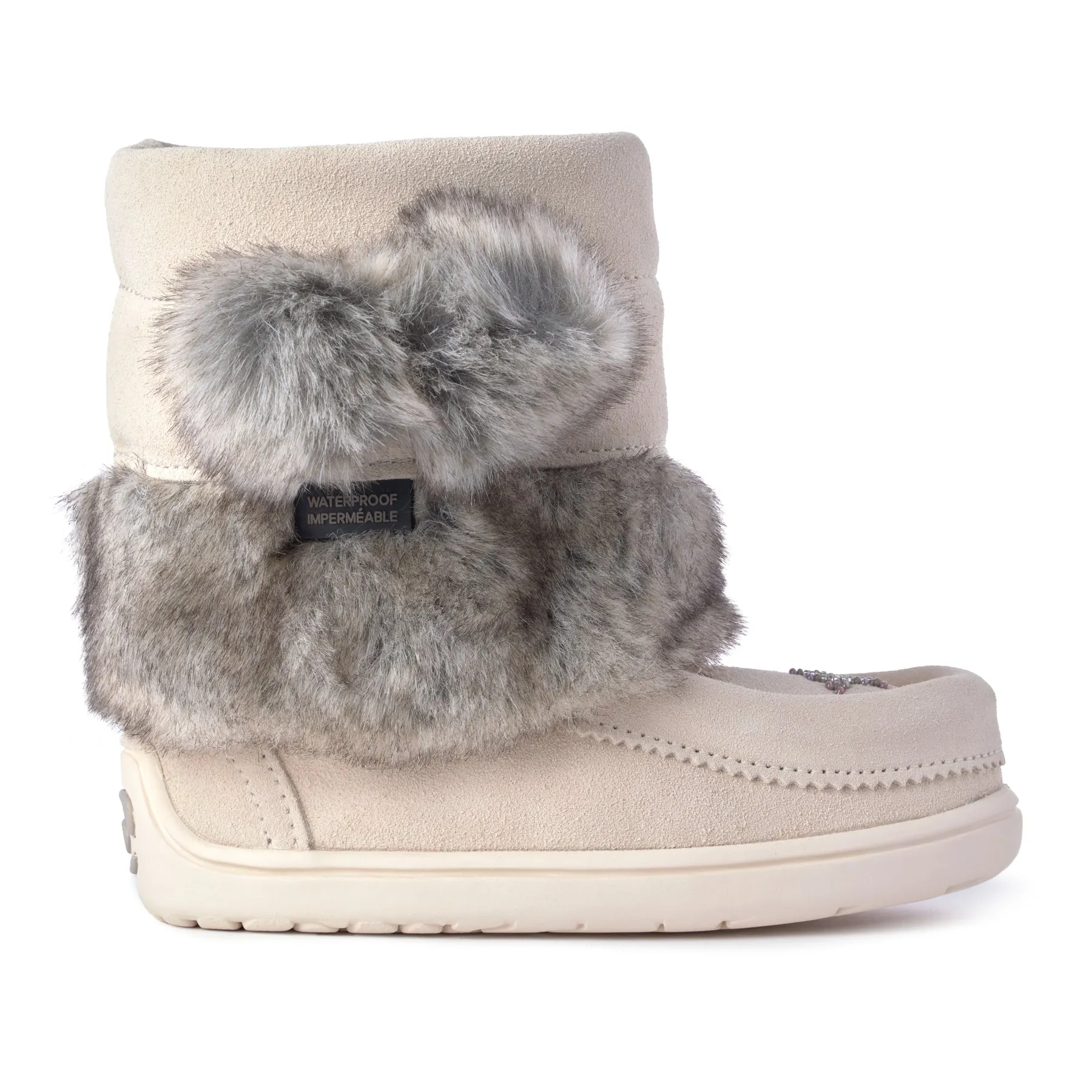 Waterproof Faux Fur Child Snowy Owlet