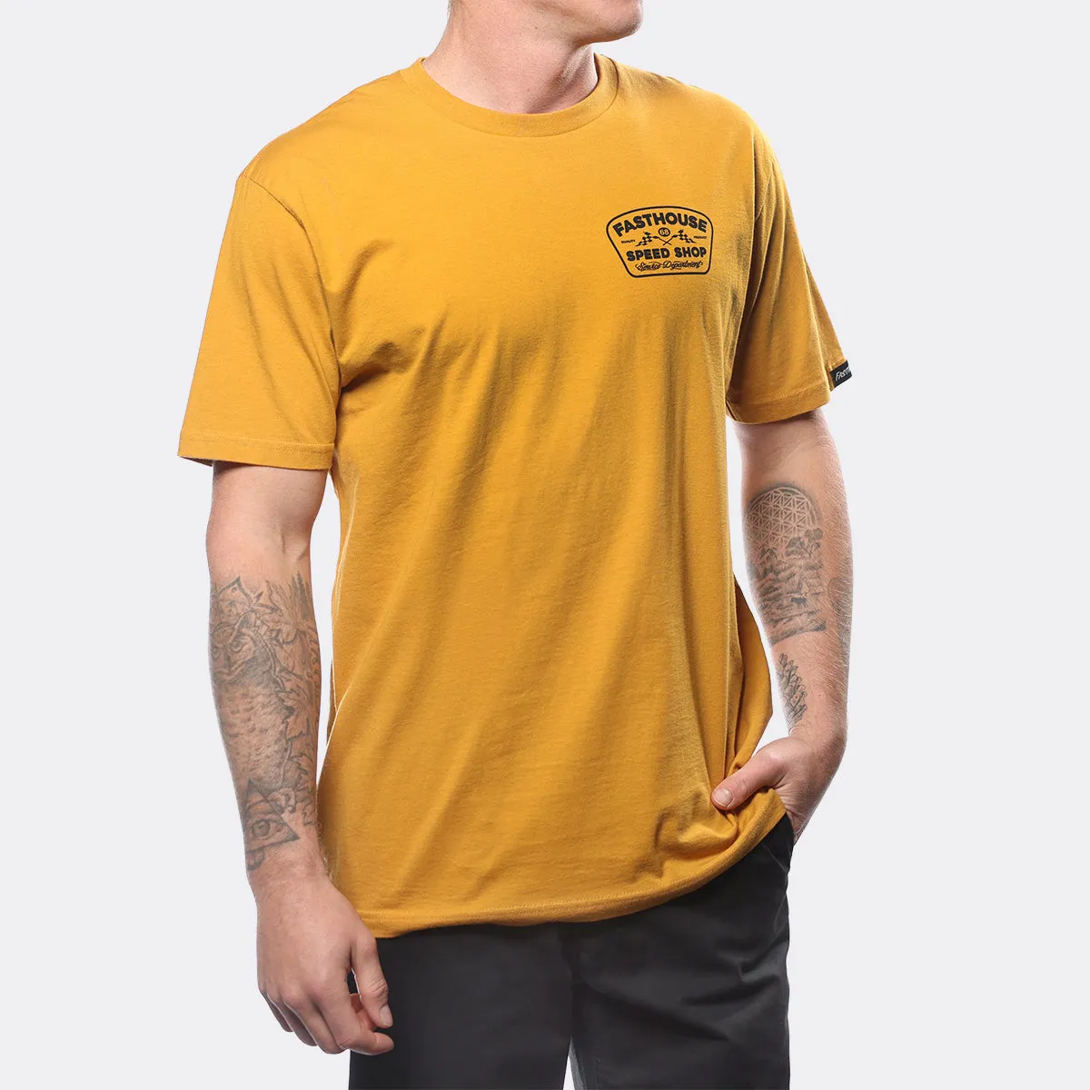Wedged Tee - Vintage Gold