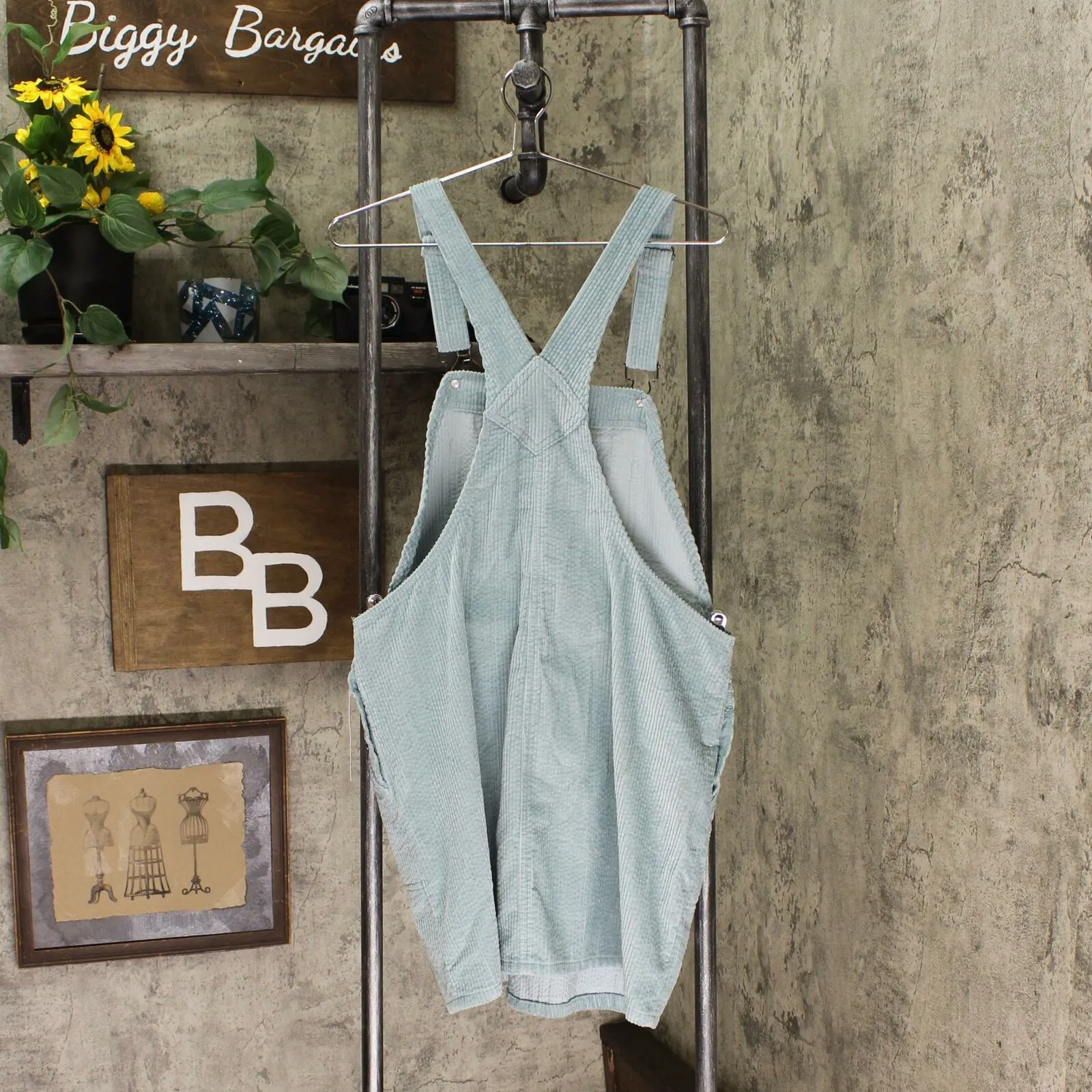Wild Fable Women's Sleeveless Corduroy Overall Mini Dress