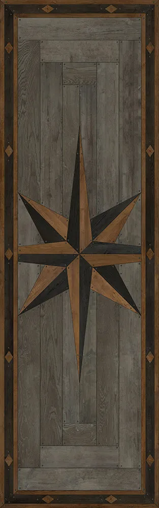 Williamsburg 18th-Century Joinery "Through The Woodlands" Vinyl Floorcloth - Spicher & Co.