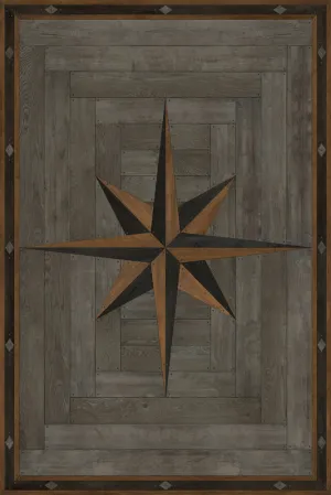 Williamsburg 18th-Century Joinery "Through The Woodlands" Vinyl Floorcloth - Spicher & Co.