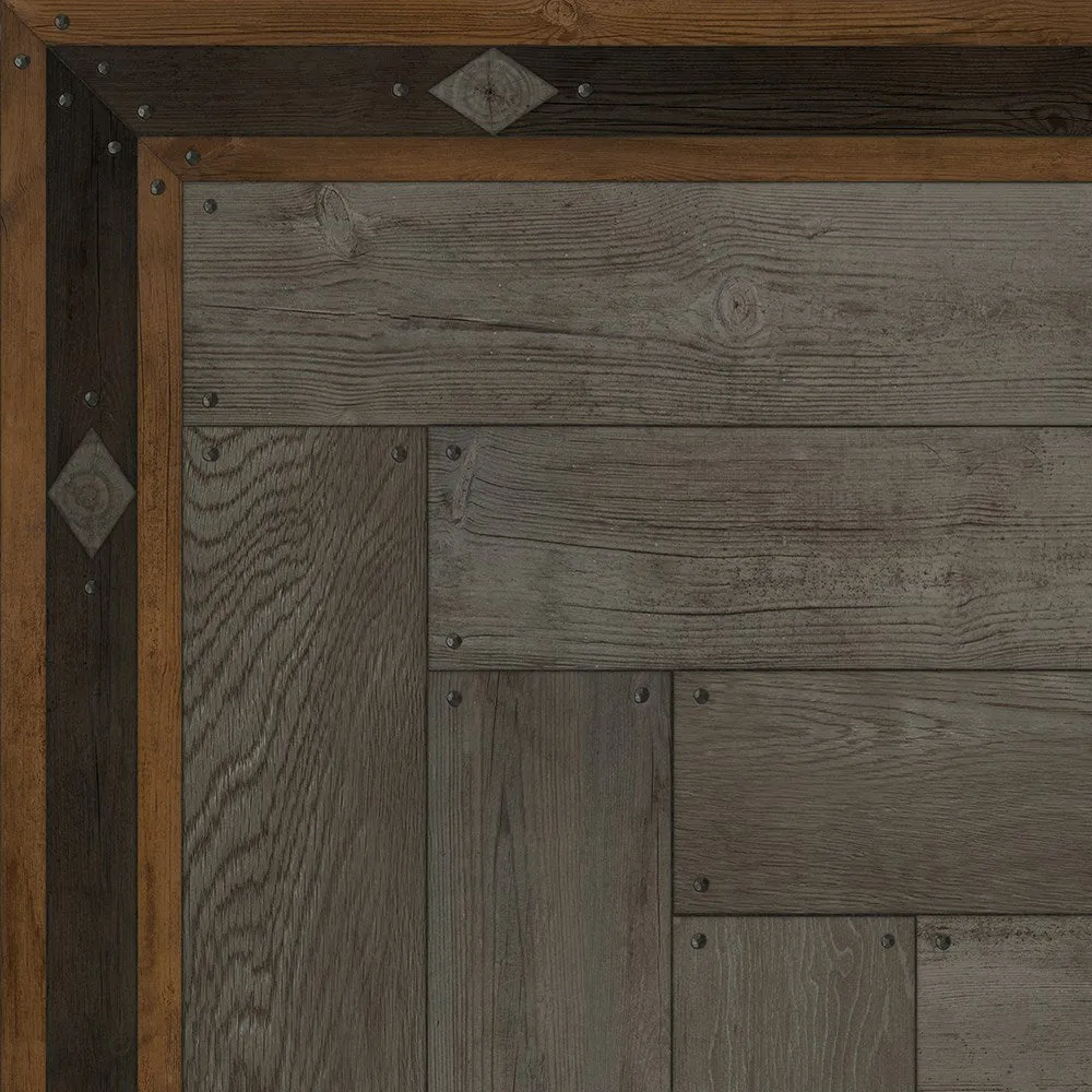 Williamsburg 18th-Century Joinery "Through The Woodlands" Vinyl Floorcloth - Spicher & Co.