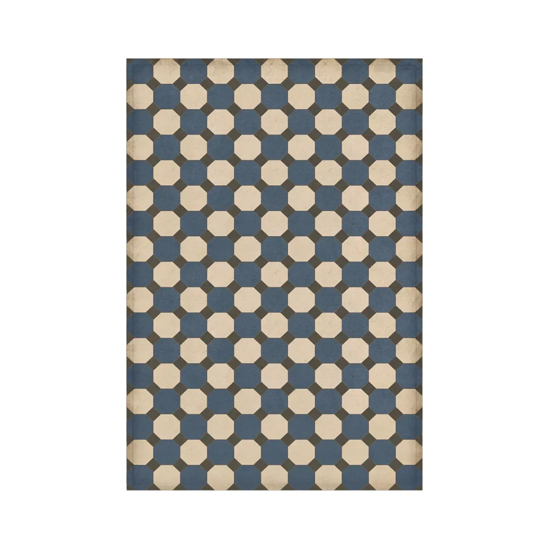 Williamsburg Octagons "Washington" Vinyl Floorcloth - Spicher & Co.