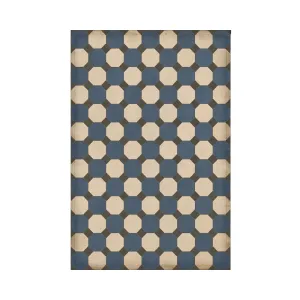 Williamsburg Octagons "Washington" Vinyl Floorcloth - Spicher & Co.