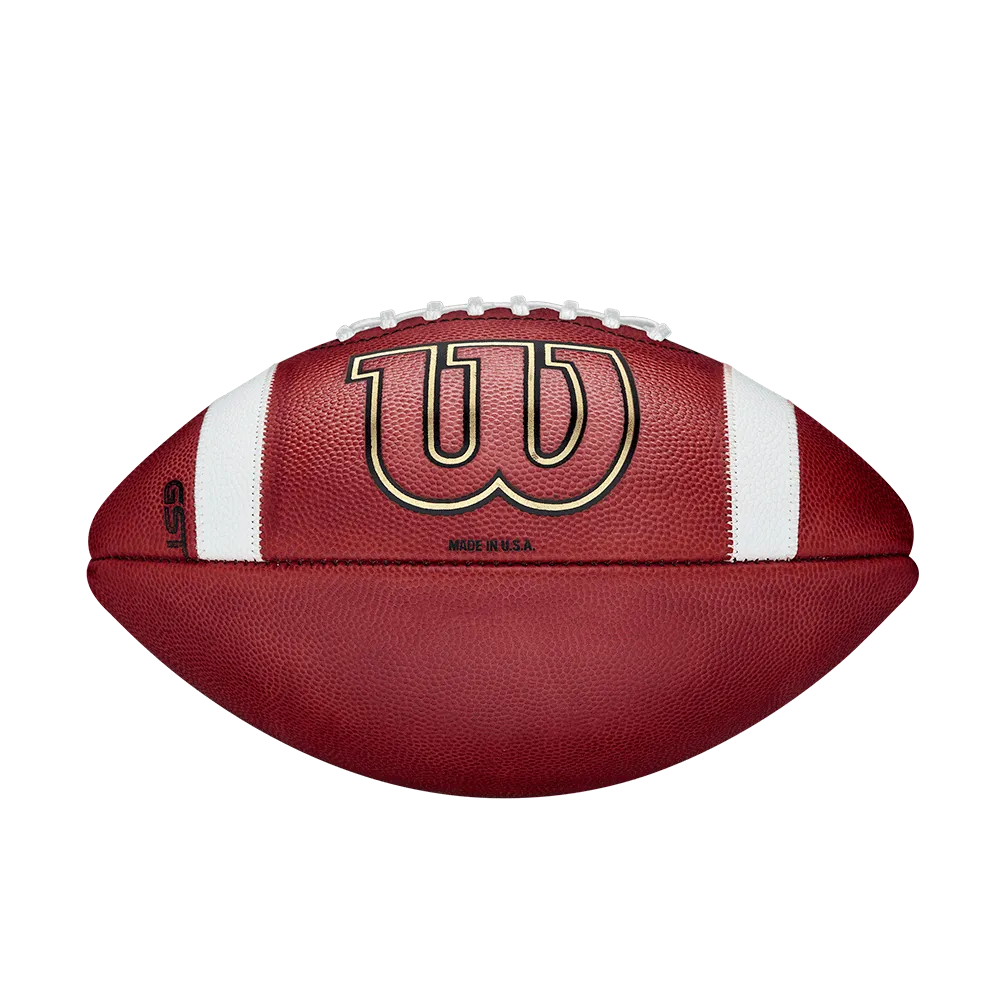 Wilson 1002 GST Leather Game Football - Official Size
