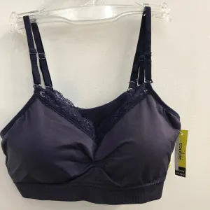 Women's Coobie | Strappy Scoopneck Bra with Lace | Navy