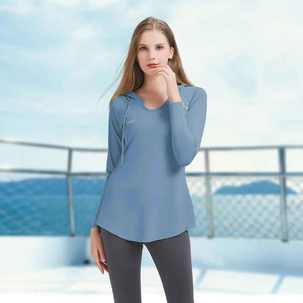 Women's UV Sun Protection Hooded Sweatshirt