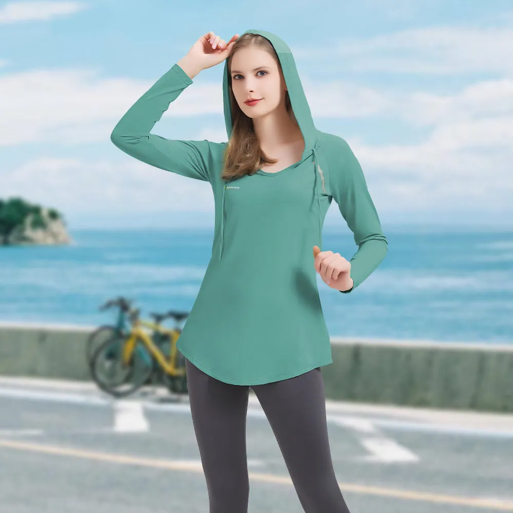 Women's UV Sun Protection Hooded Sweatshirt