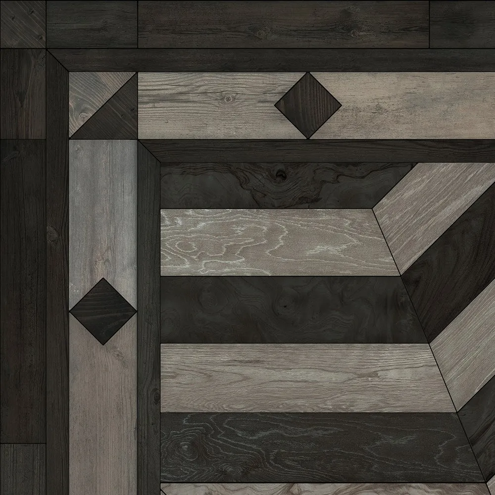 Wood Artisanry Caledonian "Expect a Masterpiece" Vinyl Floorcloth - Spicher & Co.