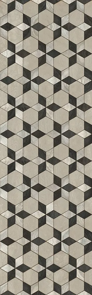 Wood Artisanry "Illuminated Starman" Vinyl Floorcloth - Spicher & Co.