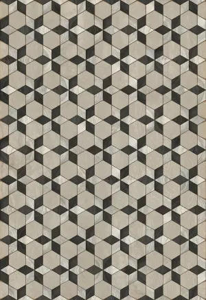 Wood Artisanry "Illuminated Starman" Vinyl Floorcloth - Spicher & Co.
