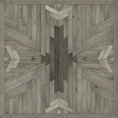 Wood Norwegian Appalachian "Of the Moon and Stars" Vinyl Floorcloth - Spicher & Co.