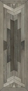 Wood Norwegian Appalachian "Of the Moon and Stars" Vinyl Floorcloth - Spicher & Co.